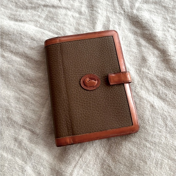Vintage Dooney and Bourke Pebbled Leather Planner - Picture 1 of 8